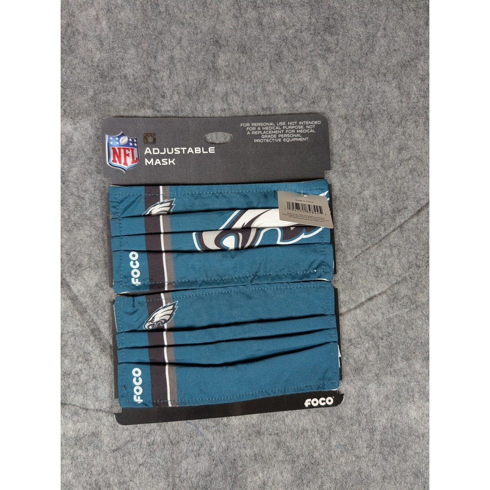 NFL Philadelphia Eagles FOCO Adjustable Face Mask‎ Adult Size